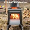 Outdoor Camping Wood Stove, Suitable For Hiking And Outdoor Cooking, Easy To Carry And Assemble, High-Efficiency Combustion