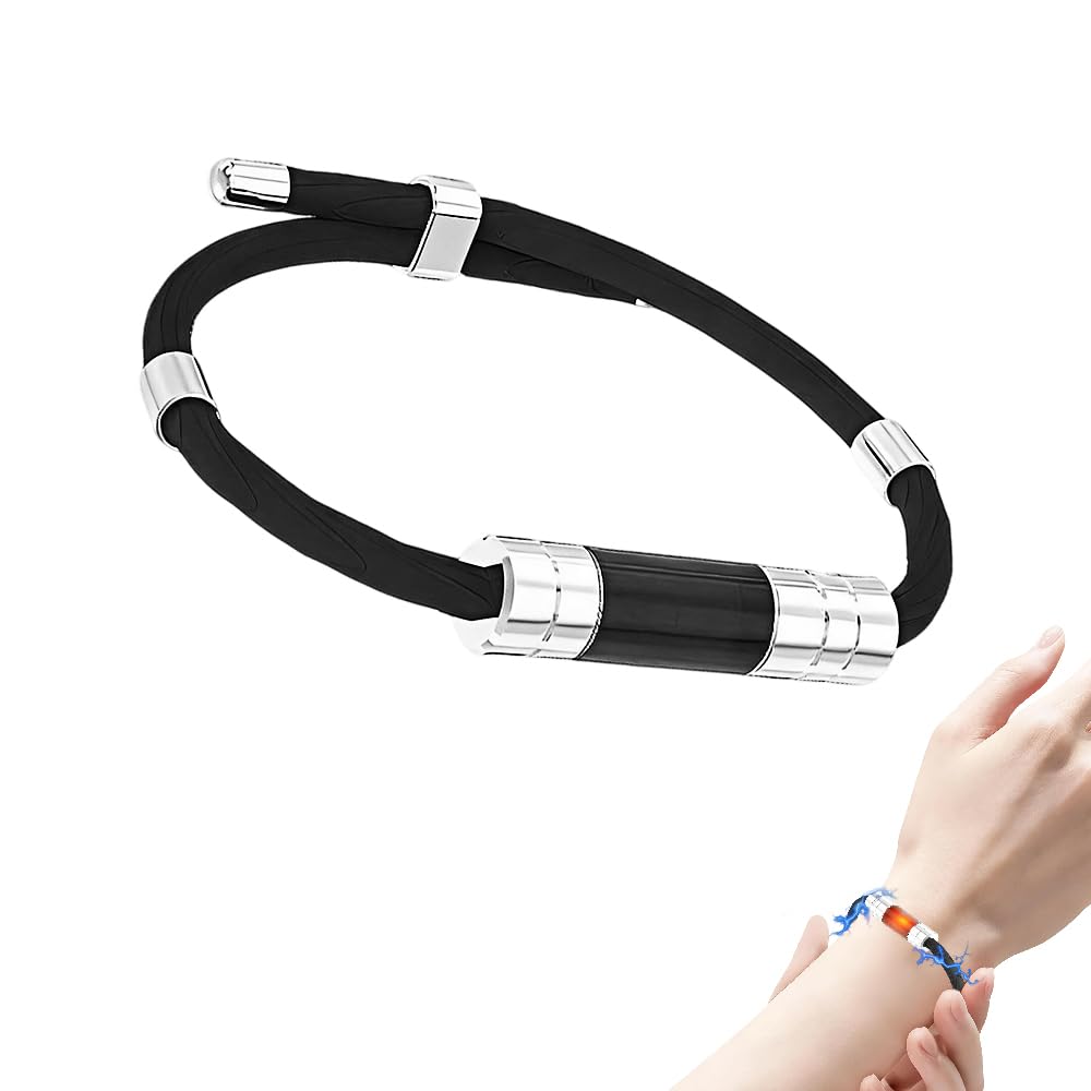 DACAIFH Anti-Static Wristband, Magnetic Sports Silicone Band, Stylish Design, Static