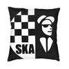 Modern Reggae Pop Music Ska Sofa Cushion Cover Velvet Throw Pillow Case Home Decor Pillowcase