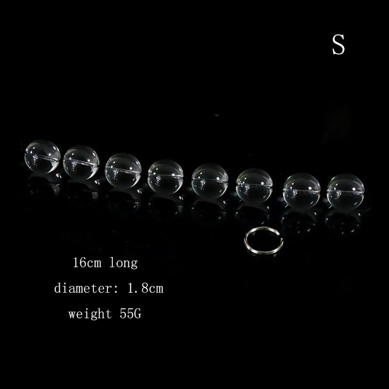 Mărgele anale de sticlă pentru femei Bile vaginale Masturbare Plug anal Jucărie sexuală pentru fund Produse sexuale feminine Bile Kegel pentru vagin