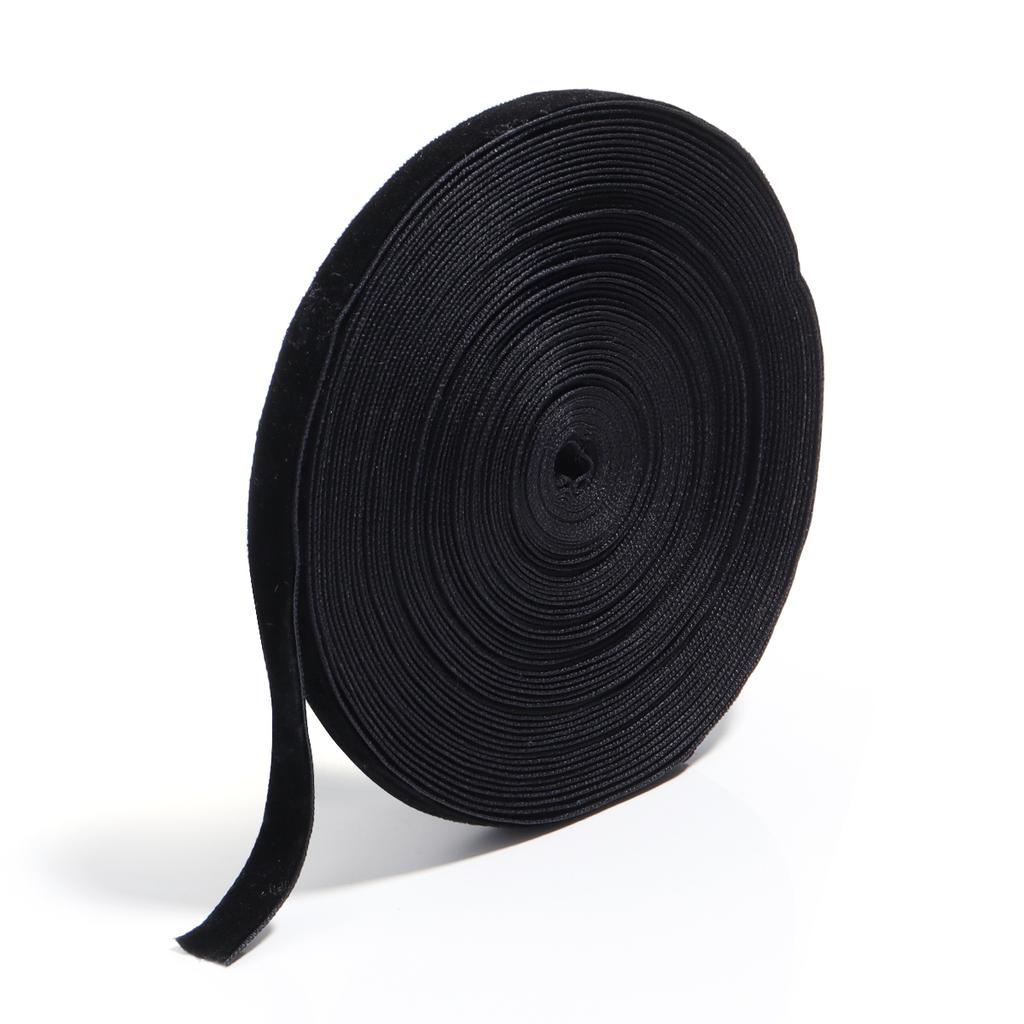 1 Roll Velvet Ribbons Single Face Flocking Webbing Decoration DIY Handmade Bow Hair Decoration Bouquet Package Sewing Clothing