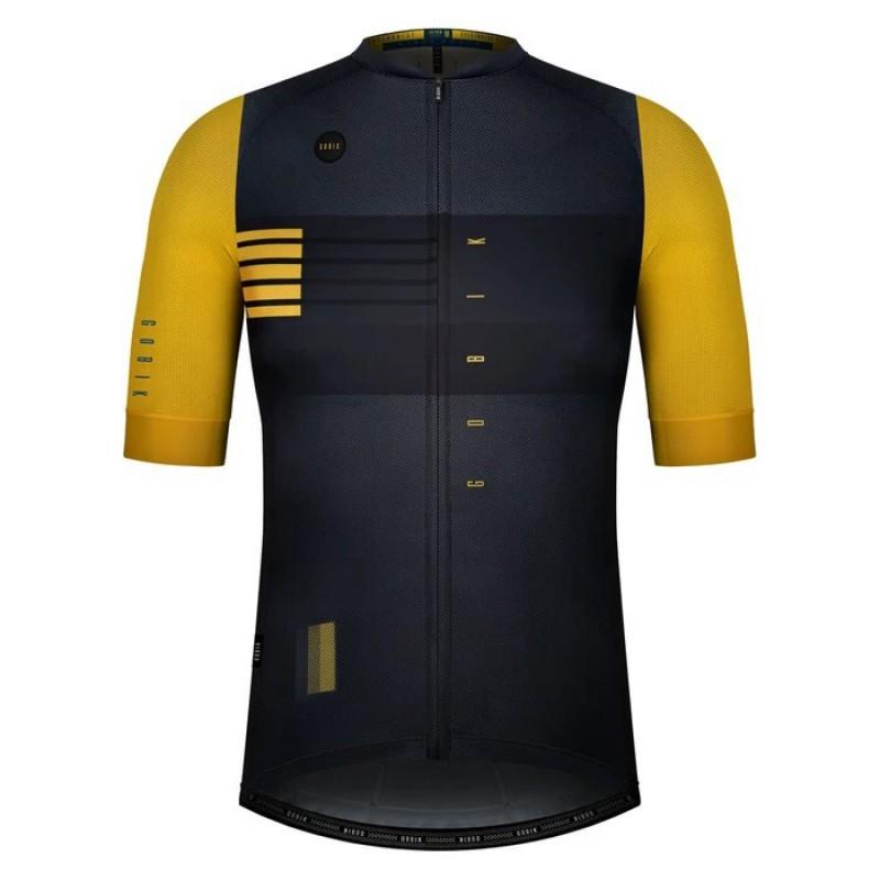GOBIK Herren Radtrikot Kurzarm Schnelltrocknend Atmungsaktiv Fahrradhemd Rennrad MTB Fahren