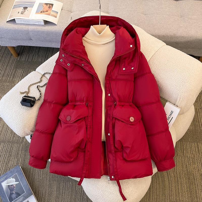 Down Cotton-padded Clothes for Women In Winter 2025, New Short Cotton-padded Jackets, Fashionable Waist and Thin, Thickened Cotton-padded Jackets