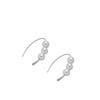 S999 Sterling Silver Pearl Earrings - Simple, Elegant, Anti-Allergic Studs with Hooks