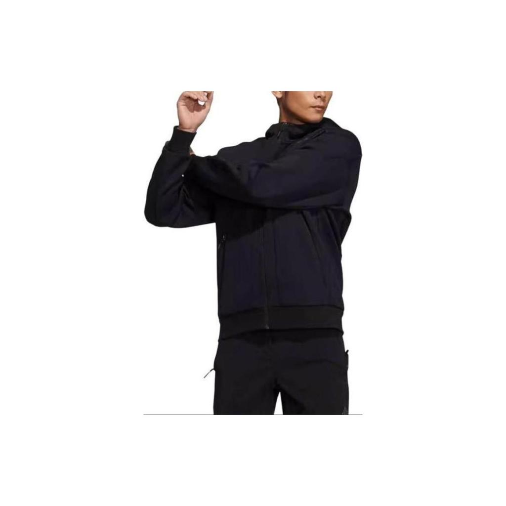 adidas Giacca Casual Sportiva con Cappuccio Uomo Capispalla Nero H39237
