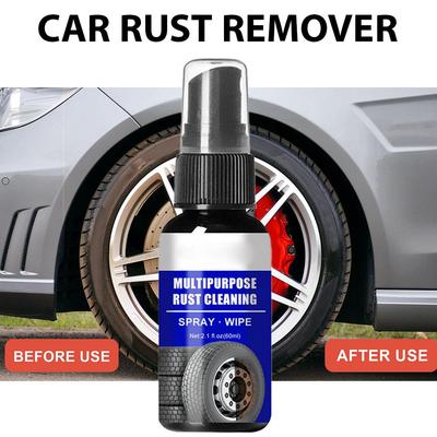 Heavy-Duty Metal Rust Remover Ultra-Concentrated Rust Maintenance Cleaning Remover Metal Remover Powerful 60ml Car Spray Ru T8U1