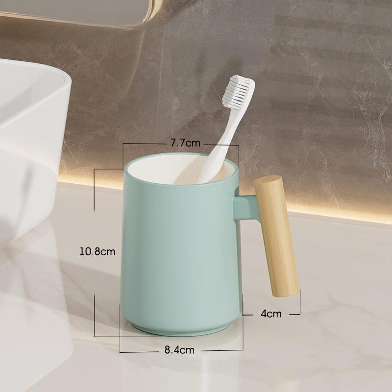 Ceramic Simple Mouthwash Cup Plastic Washing Cup Household Creative Toothbrush Cup Light Luxury Tooth Cup