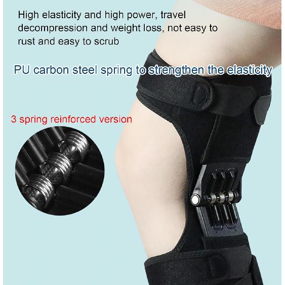 

Patella Booster Knee Joint Booster Spring Lifting Knee Support Bracket, Used for Climbing and Squatting Elderly People to Climb Stairs