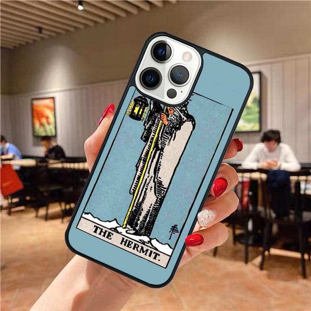 Tarot Card The Hermit phone Case Cover For iPhone 17 Air 16 15 14 Plus  apple 16 11 12 13 Pro Ma coque