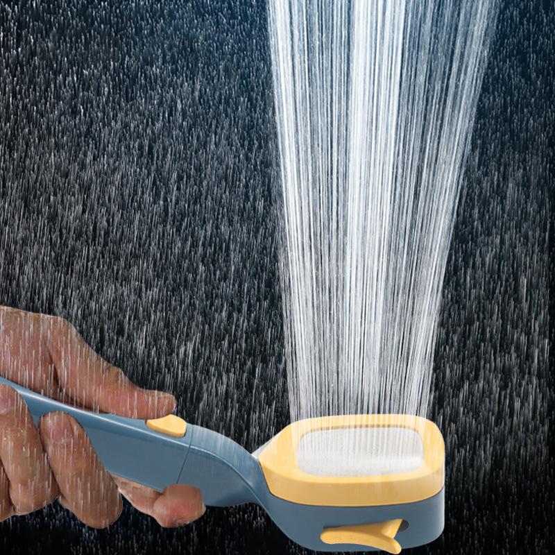 4 Gear Showerhead with Filter Strong Performance Stable Simple Universal Shower Head for Bathroom