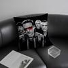 U-U2 Rockk Band Cushion Cover Pillowcase Ultra Soft Skin Friendly Fabric Cloud Like Comfort & Concealed Zipper