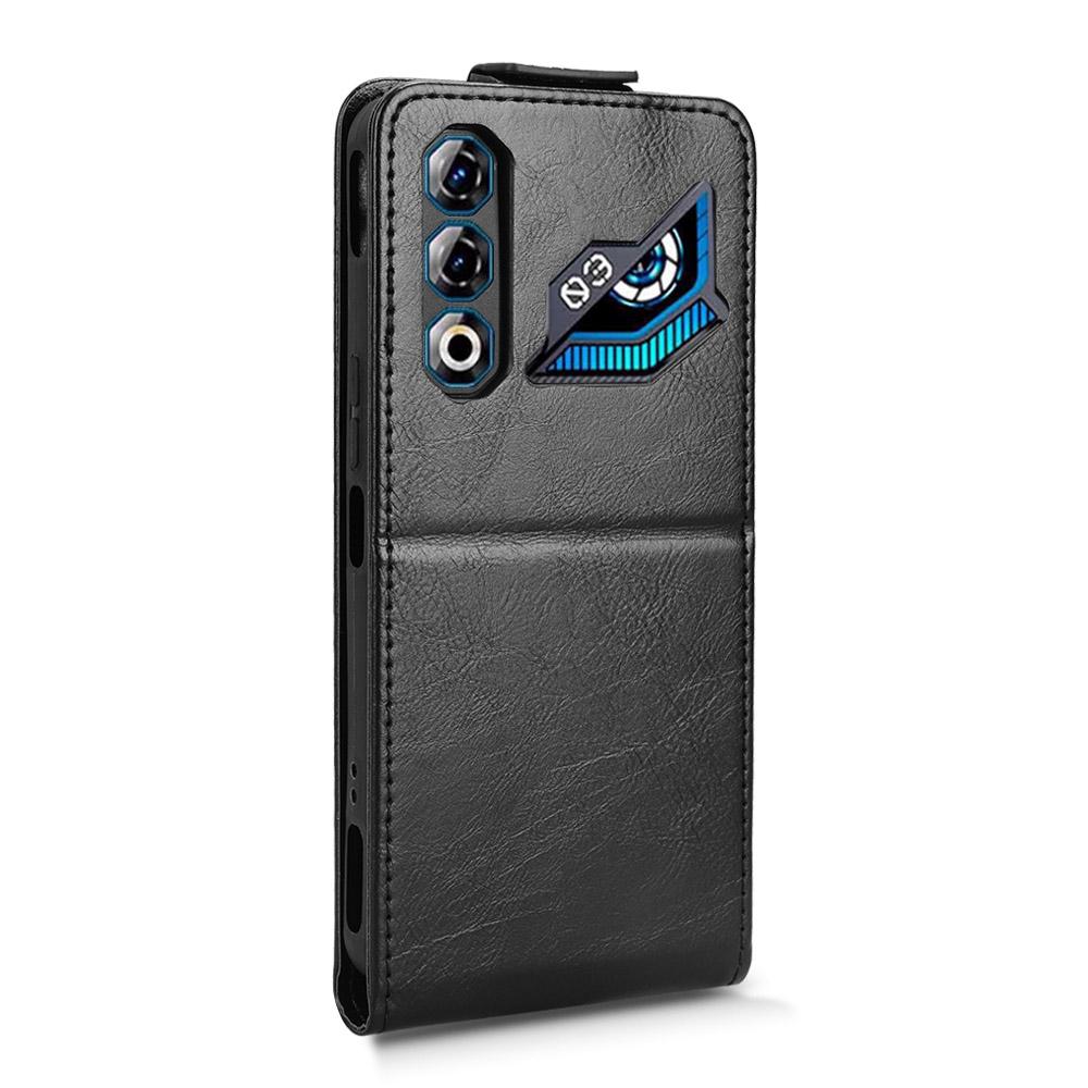 Für ZTE nubia Neo 3 GT 5G Ständerhülle Magnetverschluss Vertikal Klappbar Leder Handyhülle mit Kartenhalter