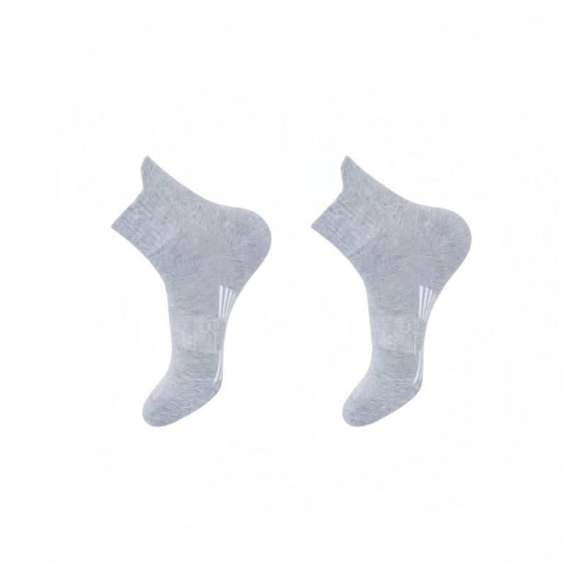 Men's Mid-calf Pure Cotton Summer Sports Socks, Basketball and Badminton Socks, Running Deodorizing