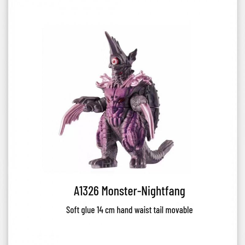 New Blazer Monster Soft Vinyl Action Figure - Articulated Children's Toy, Full Series