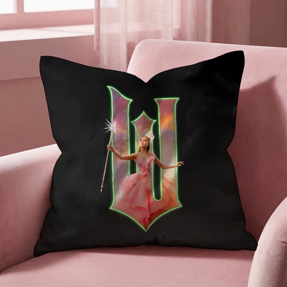 Movie W-Wickeds Cushion Cover Multi-Scene Pillow Cover for Home & Car - Reversible, Soft & Durable for Daily Use
