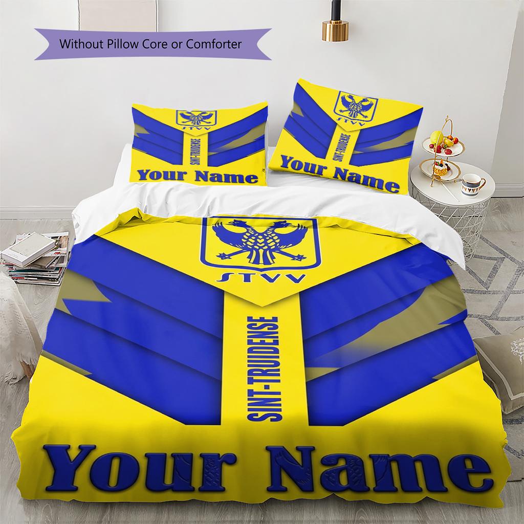 Name Custom Sint-Truidense VV Pattern Bedding Set Quilt Cover Pillowcase Home Decor Gift (1 * duvet cover + 2 * pillowcase, without core)