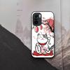 Japanese Lucky Cat Phone Case Tempered Glass For Xiaomi 15 14 12 Lite Pro 13 11t Lite POCO M6 M5 X6 X5 X3 F5 F6 Pro Cover