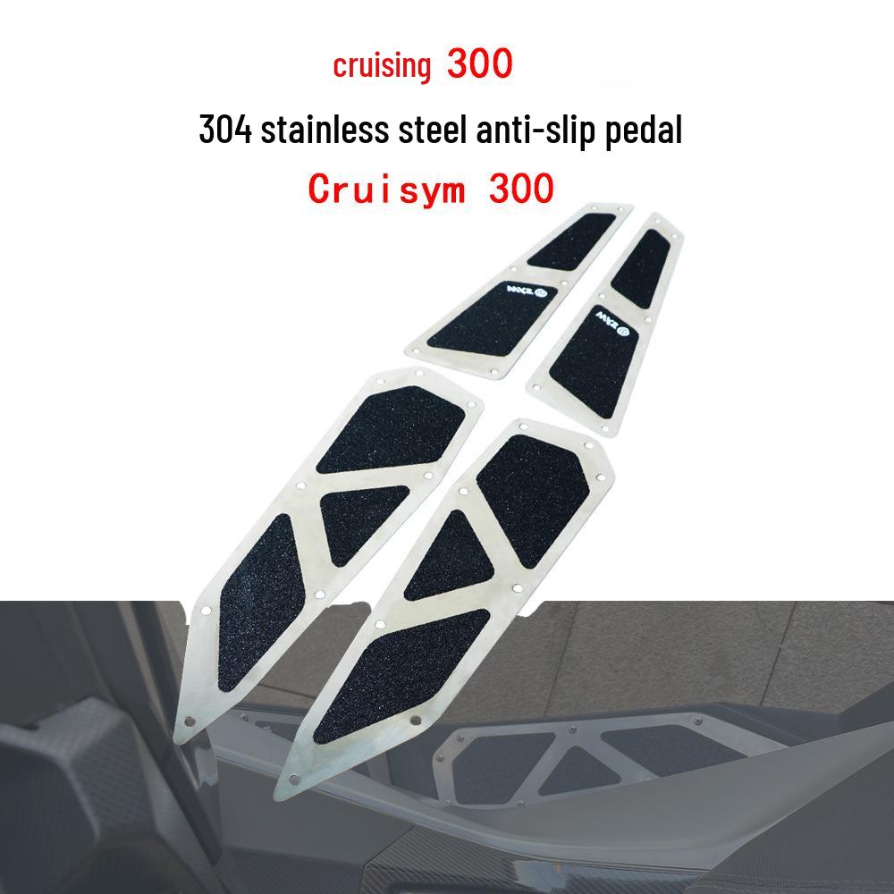 

SYM Cruisym300 Modified Stainless Steel Non-slip Integrated Footrest