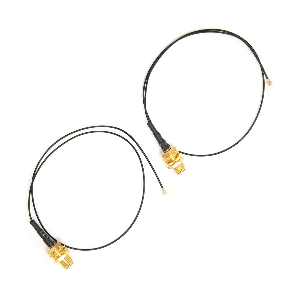 2Pcs Adapter Cable Omnidirectional Wire for M.2 WiFi Bluetooth External Antenna 30cm