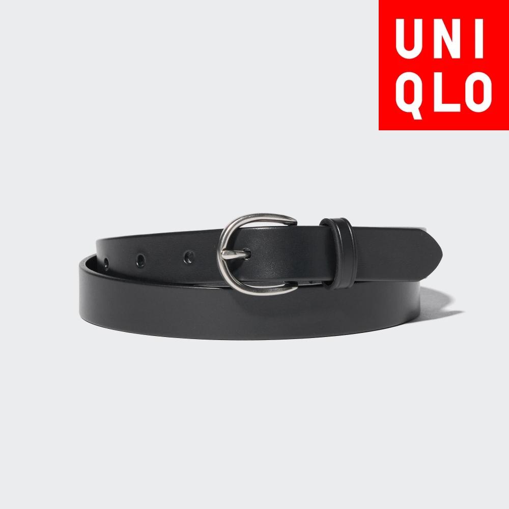 

Узкий ремень Uniqlo Italian Oil Leather 09 BLACK/Men M