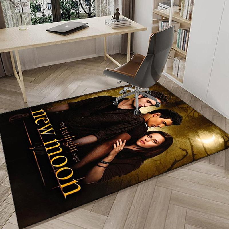 Eclipse Twilight vampire Carpet, Chair Rug,Rug for Office Bedroom living rooms, Doormat decor Fan Gift Christmas Gift