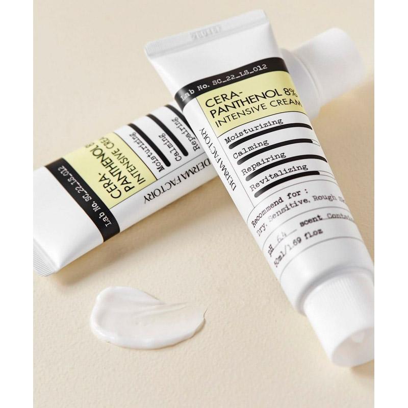 DERMA FACTORY Cera Panthenol 8% Intensive Cream, 50ml - Barrier Repair. Deep Soothing. Dermatologist