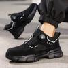 Fashion 2025 Summer New Unisex Safety Shoes Men Work Sneakers Indestructible Safety Boots Women Shoes Men Steel Toe Shoes Sport Style