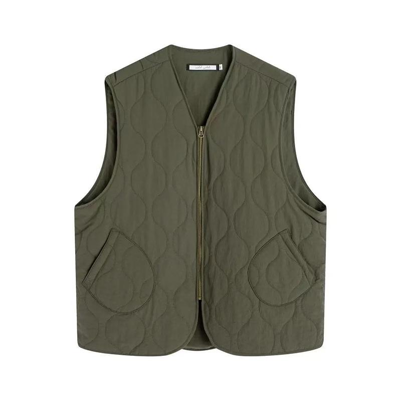 Vest for Women Cotton Winter Sleeveless Tops Vest Oversize Thickened Casual V-neck Caot Vest