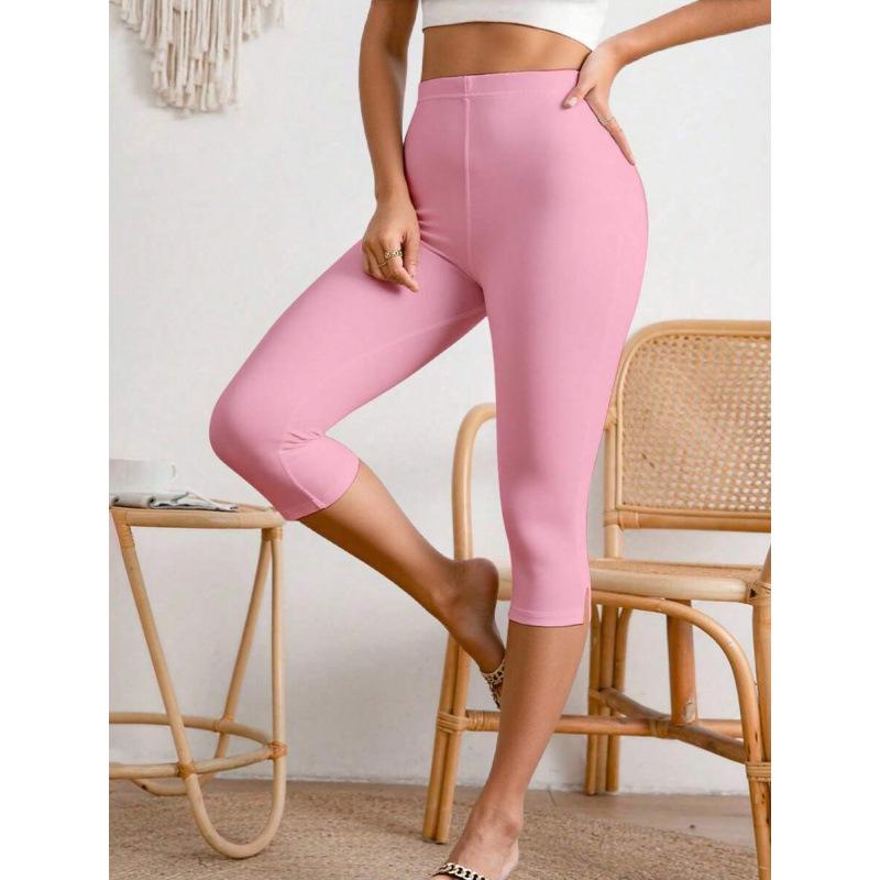 J 17865 Yoga Seven-Point Leggings Base Layer Pants M розовый