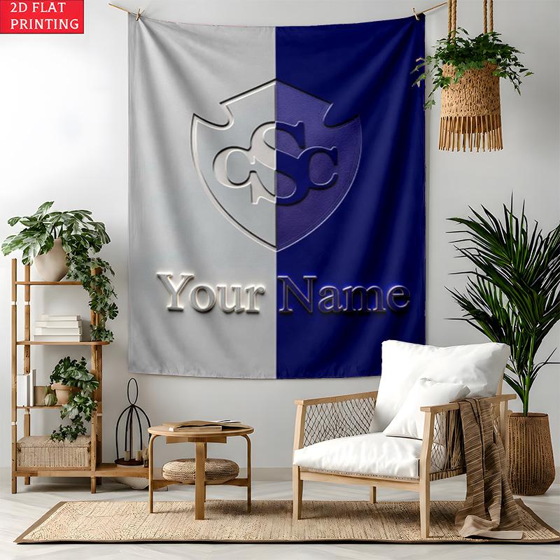 Cartagines Deportiva SA Custom Name Tapestry Personalized Wall Art Hanging Bohemian Home Decor for Bedroom Dorm Living Room