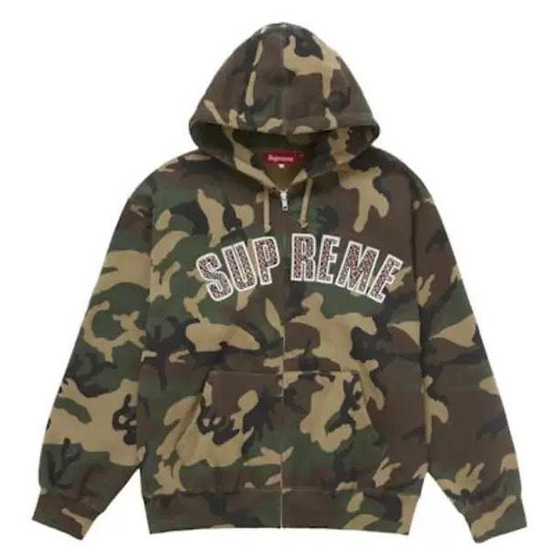 

Street-Style Hooded Cardigan Top Couple s Style Oversized Versatile Sweatshirt 2XL камуфляжный