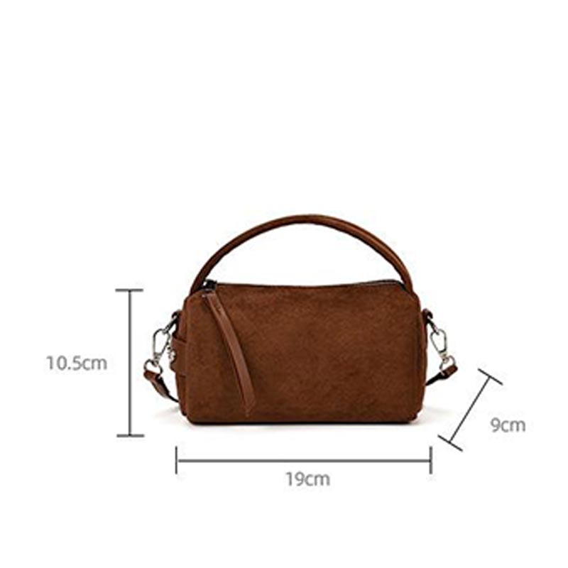 New Retro Pillow Bags Fashionable Niche Design Handbags High-quality Frosted Shoulder Bags Popular European American Casual Bags