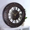 Antique Battery Operated 12 Inch Round Wall Clock for Vintages Inspireds Interior Room
