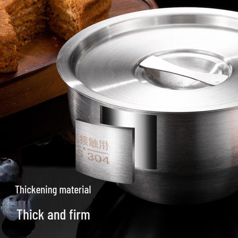 304 Stainless Steel Steaming Bowl with Lid