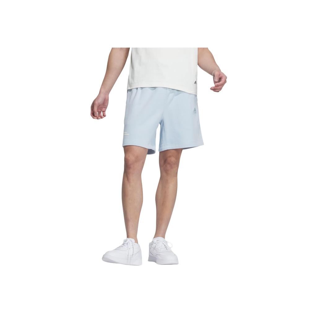 Adidas Heavy French Terry Shorts Men Bottoms Light-Blue IT3931
