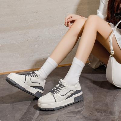 Ins Korean Version of the New Dad Shoes for Women 2025 Spring Student Running Sports Thick-soled Heightening Casual Shoes for Women JC089