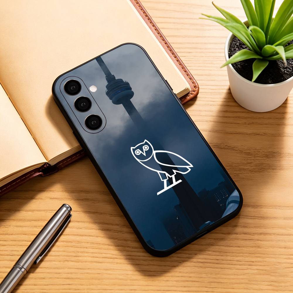 OWL-l D-Drake OvO   Phone Case For Samsung Galaxy A73,A72,A71,A70,A53,A52,A51,Soft Silicone Black Cover