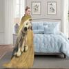 Cartoon B-Bolt Movie DSN Blanket Blanket for Couch Sofa Travel Home Picni Flannel Blanket Birthday Gift Warm Comfortable