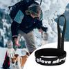 Winter Gloves Straps 4X Elastic Ski Glove Strap Ski Glove Holder Straps Ski Gloves Handcuffs for Skiing Snowboarding and Outdoor