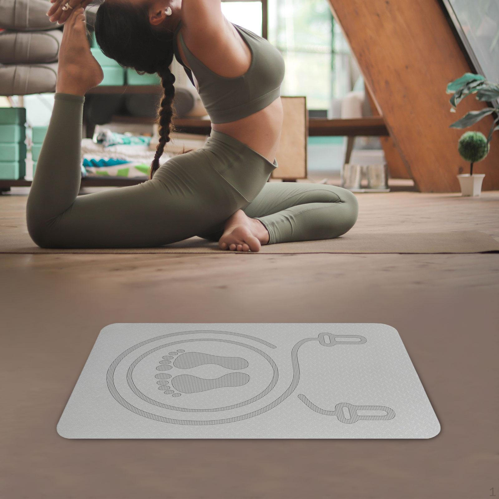 

Мат для скакалки Противоскользящий коврик для тренировок для помещений и улицы Защищает пол и толщина 8 мм Амортизация серый