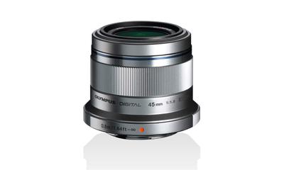 Objektiv OLYMPUS Single Focus DIGITAL 45mm Silver M.ZUIKO F1.8
