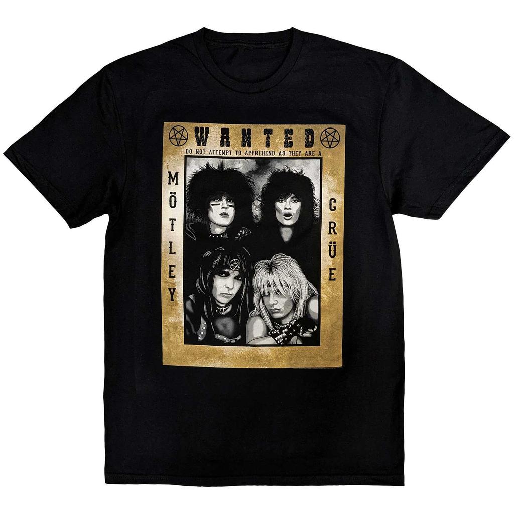 Sommer Seltener Motley Cruer Grafik Polyester T-Shirt Unisex Sommer Kurzarm Modemarke T-Shirt Luxus Lässig Vintage T-Shirts