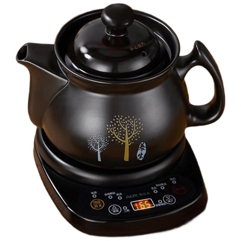 AUX Automatic Electric Ceramic Herbal Medicine Pot CN plug (adapter included)