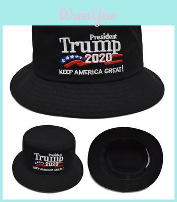 President Donald Trump 2020 Keep America Great Cap Embroidered Bucket Unisex Hat