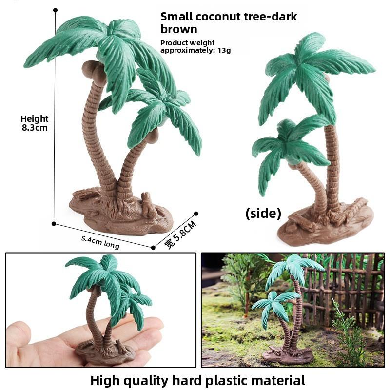 

Sand Coconut Tree Table Architectural Tree Model For Desk Miniature Scene Decor темно-коричневого