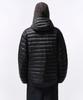 Musinsa Standard [City Leisure] Sheer Ripstop Hooded Light Down Jacket [Black]
