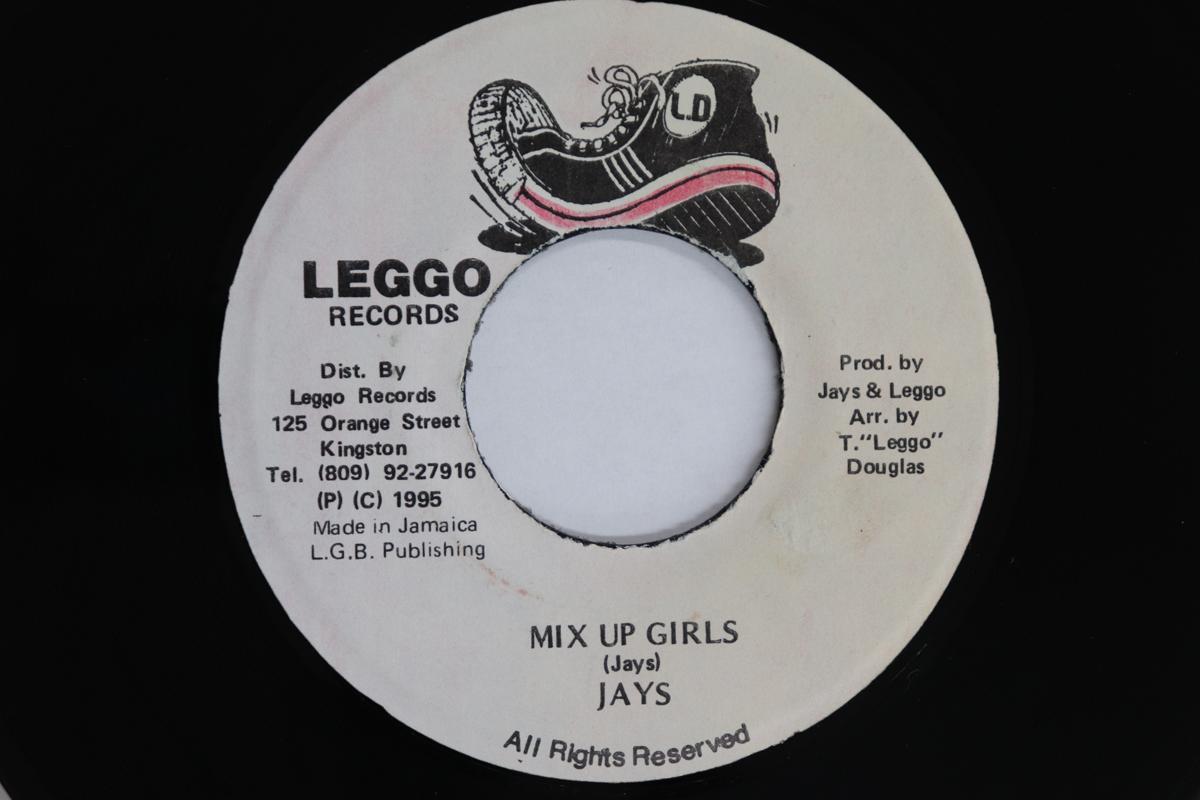 

7inch Record JAYS LEGGO ALL STARS Mix Up Girls Version NONE LEGGO RECORDS 1995 Jamaica Reggae Ska Dub Used