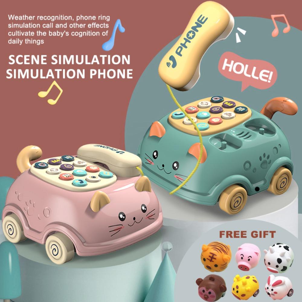 

Месяцы детский мобильный телефон Story Machine Развивающие обучающие игрушки Монтессори огни Телефонные игрушки