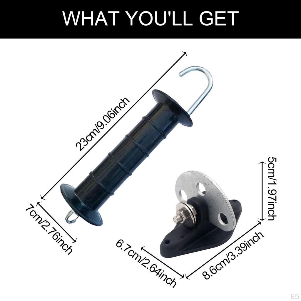 Electric Fence Gate Handle And Anchor Kit for Easy Setup in Livestock Areas
