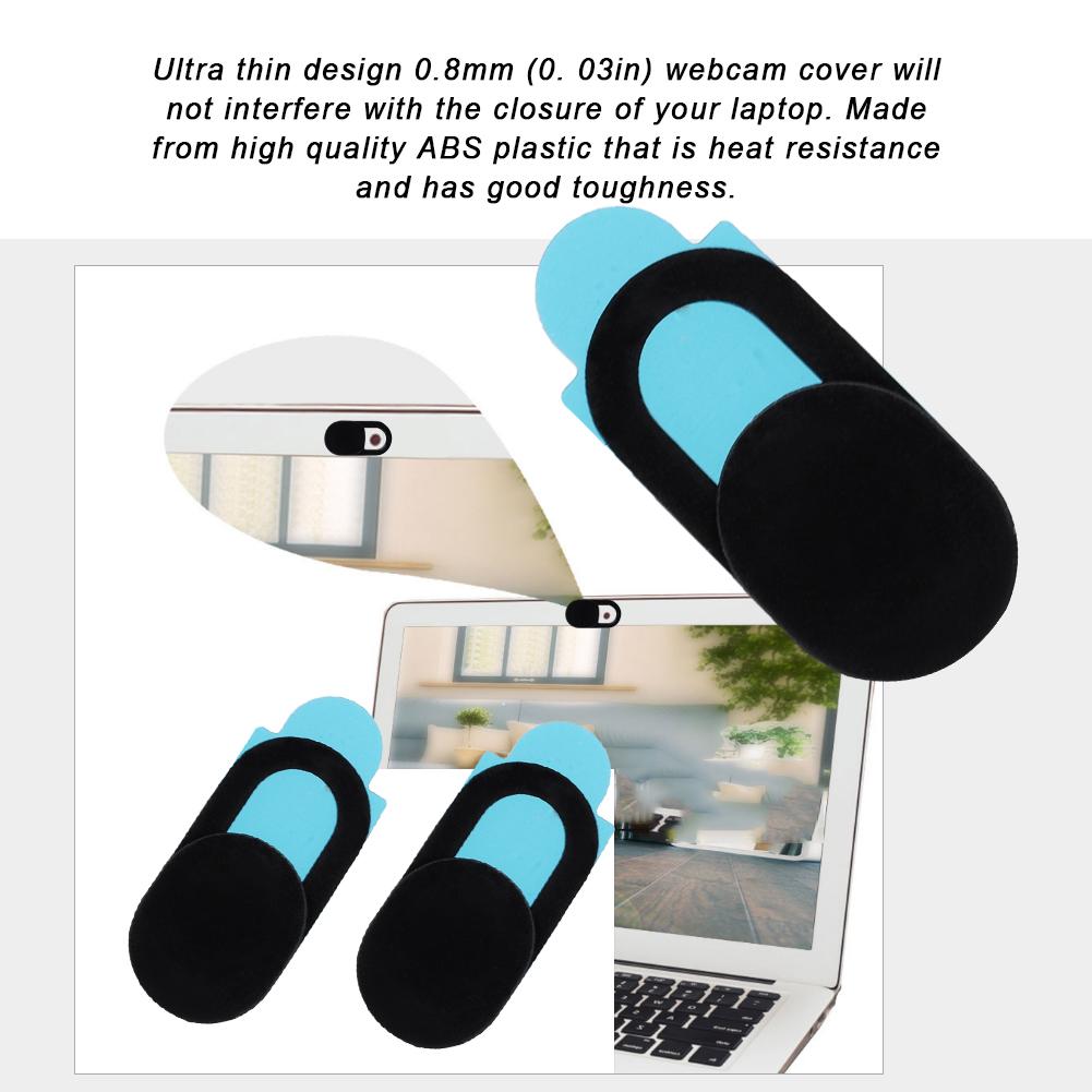 T3 Webcam Cover 0.8mm Thin Web Camera Cover Privacy Securtiy Protection 6pcs